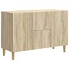 vidaXL Sideboard Sonoma-Eiche 89 x 34,5 x 60 cm Holzwerkstoff