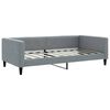 vidaXL Tagesbett Hellgrau 100x190 cm Stoff