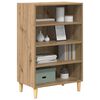 vidaXL Sideboard Artisan-Eiche 57 x 35 x 89,5 cm Holzwerkstoff