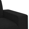 vidaXL Sofa Set 2 pcs Schwarz 182 x 80 x 82 cm Stoff