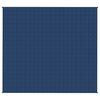vidaXL Gewichtsdecke Blau 200x230 cm 13 kg Stoff