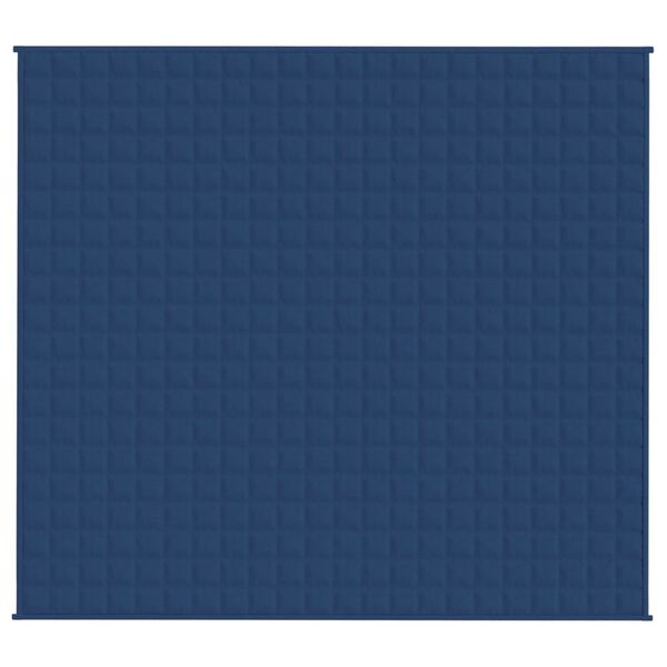 vidaXL Gewichtsdecke Blau 200x230 cm 13 kg Stoff