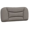 vidaXL Bett mit Matratze "Hvar" Taupe 80x200 cm Stoff