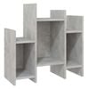 vidaXL Regalschrank Betongrau 60x26x60 cm Holzwerkstoff