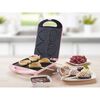 Bestron Waffeleisen f&uuml;r herzf&ouml;rmige Waffeln DSW271P 780 W Rosa