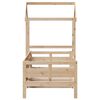vidaXL Tagesbett mit Dach 90x200 cm Massivholz Kiefer