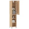 vidaXL Highboard Sonoma-Eiche 34,5x34x180 cm Holzwerkstoff