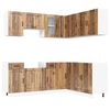 vidaXL 11-tlg. K&uuml;chenschrank-Set Kalmar Altholz-Optik Holzwerkstoff