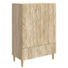 vidaXL Sideboard Sonoma-Eiche 66 x 34,5 x 95 cm Holzwerkstoff
