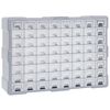 vidaXL Multi-Schubladen-Organizer mit 64 Schubladen 52x16x37,5 cm