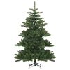 vidaXL K&uuml;nstlicher klappbarer Weihnachtsbaum Gr&uuml;n 150 cm PVC und Stahl