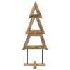 vidaXL Weihnachtsbaum Braun 149,5 cm Massivholz Teak