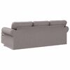 vidaXL Sofa Taupe Gesamtabmessungen: 245 x 138 x 80 cm (B x T x H)