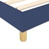vidaXL Boxspringbettgestell Blau 90x190 cm Stoff