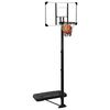 vidaXL Basketballständer Transparent 256-361 cm Polycarbonat