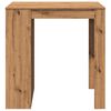 vidaXL Bartisch Artisan-Eiche 102x70x103,5 cm Holzwerkstoff