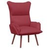 vidaXL Sessel Weinrot 69 x 74 x 93 cm Kunstleder