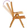 vidaXL Klappbare Gartenstühle 2 Stk. Massivholz Eukalyptus