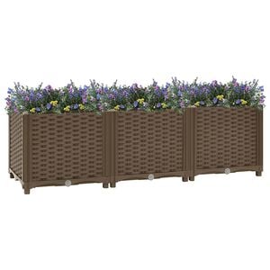 vidaXL Hochbeet 120 x 40 x 38 cm Polypropylen