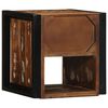 vidaXL Nachttisch Mehrfarbig 40x35x40 cm Altholz Massivholz