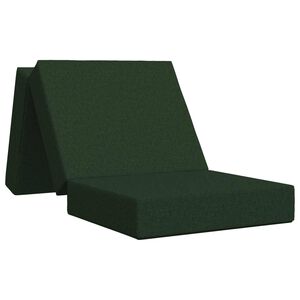 vidaXL Klappsofa Bett 75 x 63 x 45 cm Dunkelgr&uuml;n