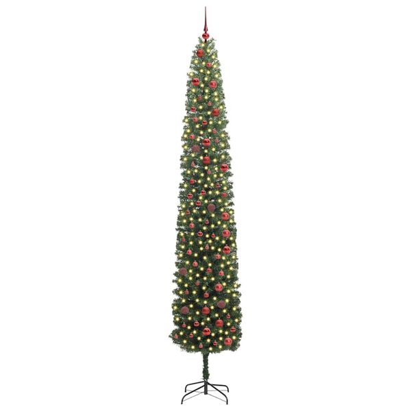 vidaXL K&uuml;nstlicher Weihnachtsbaum mit 300 LEDs mit St&auml;nder Gr&uuml;n 300 cm