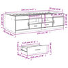 vidaXL Tagesbett mit Schubladen ohne Matratze 75x190 cm