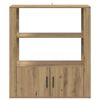 vidaXL Sideboard Artisan-Eiche 30 x 80 x 90 cm Holzwerkstoff