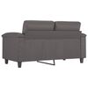vidaXL 2-Sitzer-Sofa Grau 120 cm Kunstleder