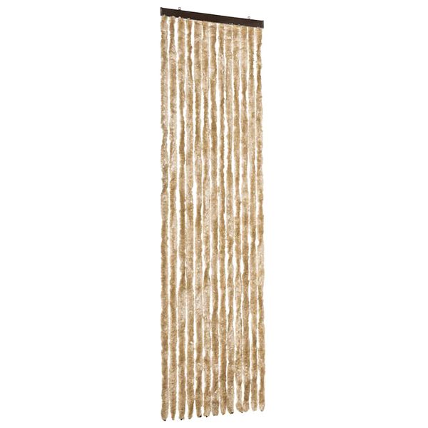 vidaXL Insektenschutz-Vorhang Beige 56x185 cm Chenille