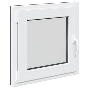 vidaXL Kellerfenster RISOR 50 x 50 cm PVC und Glas Anthrazit