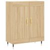 vidaXL Highboard Sonoma-Eiche 69,5x34x180 cm Holzwerkstoff