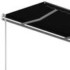 vidaXL Standmarkise Manuell Einziehbar 350x250 cm Anthrazit