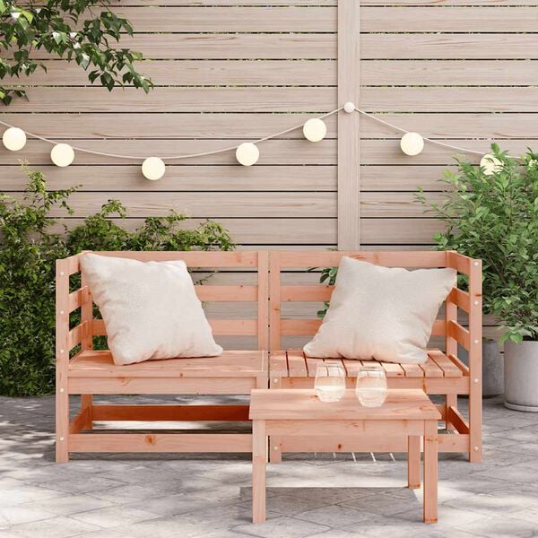 vidaXL Garten-Ecksofas 2 Stk. 70x70x67 cm Massivholz Douglasie