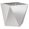 vidaXL Pflanzk&uuml;bel Silber 50 x 50 x 50 cm Edelstahl