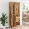 vidaXL Highboard mit Schubladen 2 pcs Altholz Holzwerkstoff