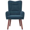 vidaXL Sessel Blau 63 x 67 x 94 cm Samt