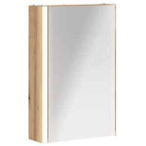 vidaXL Badezimmerspiegelschrank Kunsthandwerk Eiche 33 x 11,5 x 50 cm