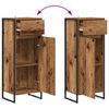 vidaXL Badezimmerm&ouml;bel-Set mit Schubladen Altholz Holzwerkstoff