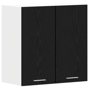 vidaXL H&auml;ngeschrank Lyon Schwarz Eichen-Optik 60 x 31 x 60 cm