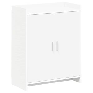 vidaXL Schuhschrank mit Speicher Wei&szlig; 73,5 x 36 x 92 cm Holzwerkstoff