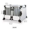 TRIXIE Pet Doppeltransportbox M-L Aluminium
