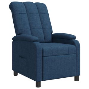 vidaXL Liegesessel Blau Stoff