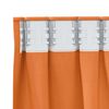 vidaXL Verdunkelungs-Vorh&auml;nge mit Ringen 2 pcs Helles Orange
