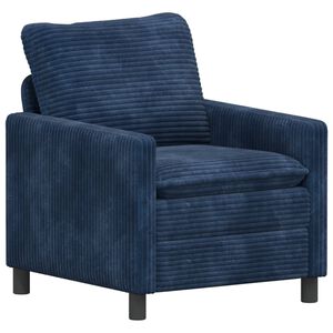 vidaXL Sofa Marineblau 76 x 81 x 87,5 cm Polyester