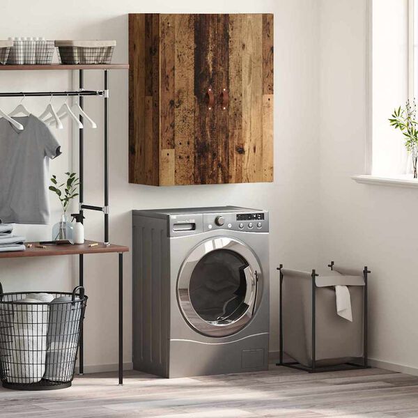 vidaXL Wandschrank Altholz 69,5 x 34 x 90 cm Holzwerkstoff