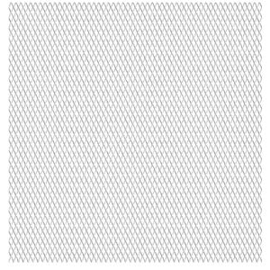 vidaXL Gittermatte Streckmetall Edelstahl 50&times;50 cm 45&times;20&times;4 mm