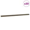 vidaXL Treppenkantenprofile 30 pcs Braun 67 cm Aluminium