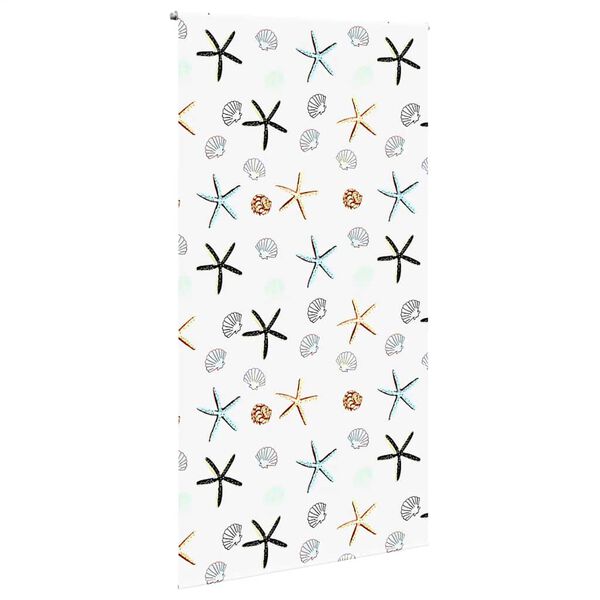 vidaXL Duschrollo 130x240 cm Stoffbreite 126 cm