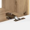 vidaXL TV-Wandschrank 2 pcs Kunsthandwerk Eiche 60 x 31 x 29,5 cm